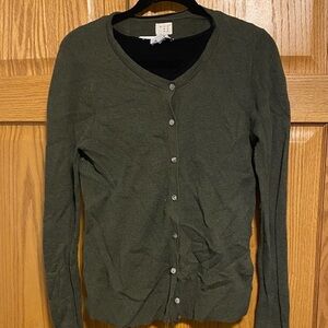 a new day Olive Green Cardigan